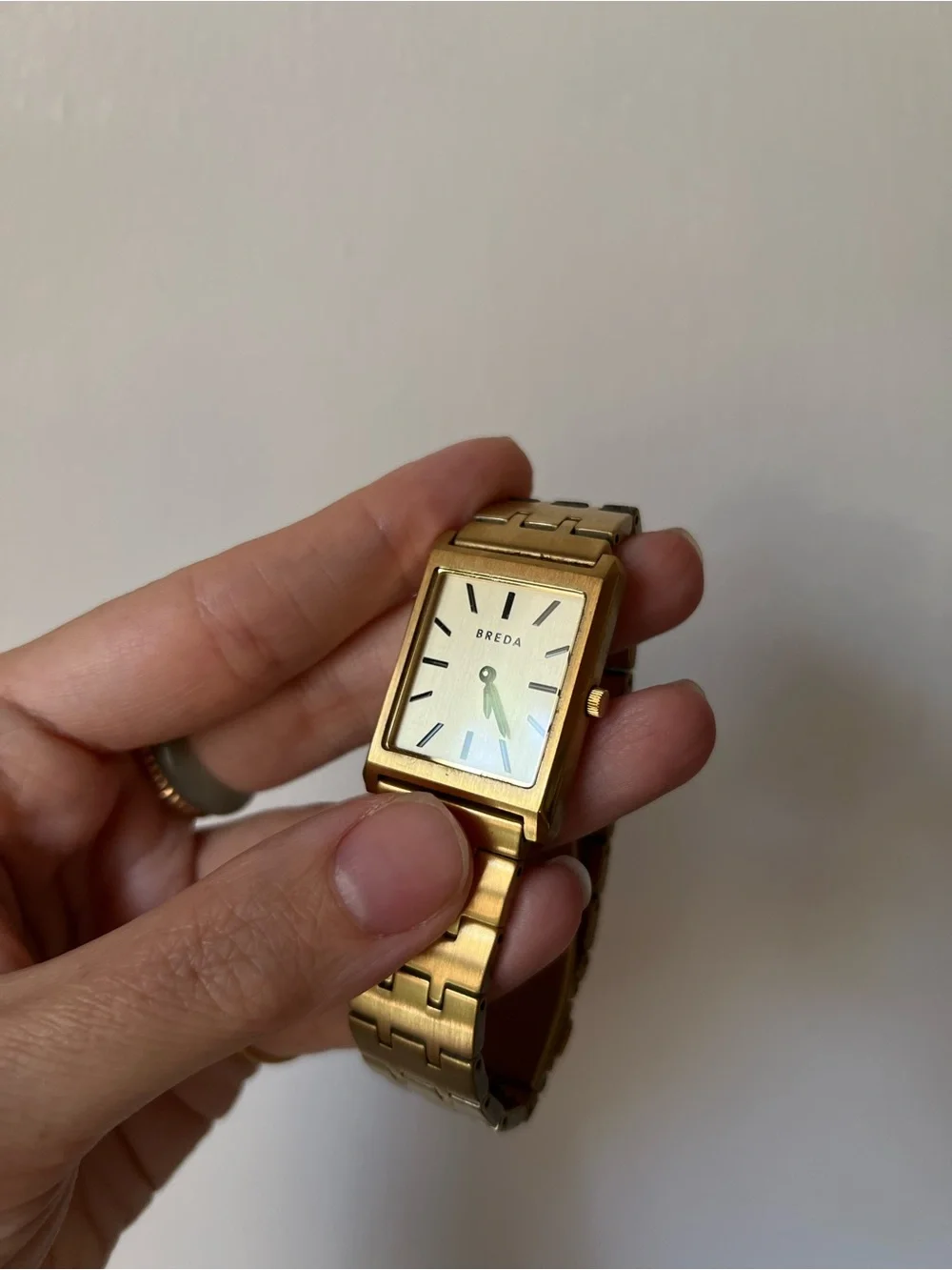 BREDA Virgil gold watch